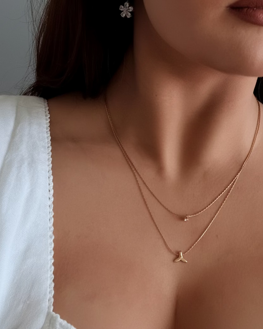 Mermaid Tail Layered Necklace