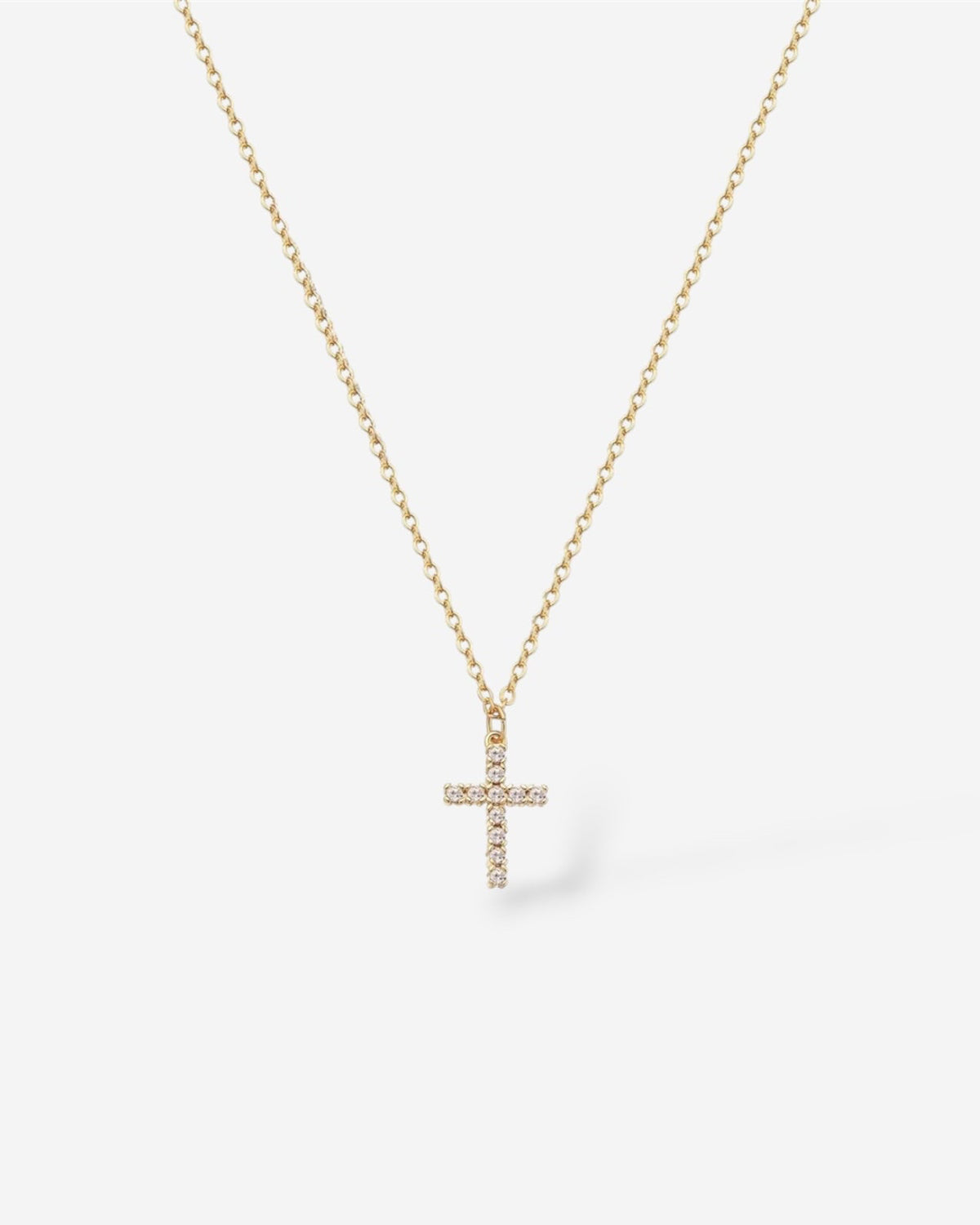 Cross Necklace - Gold