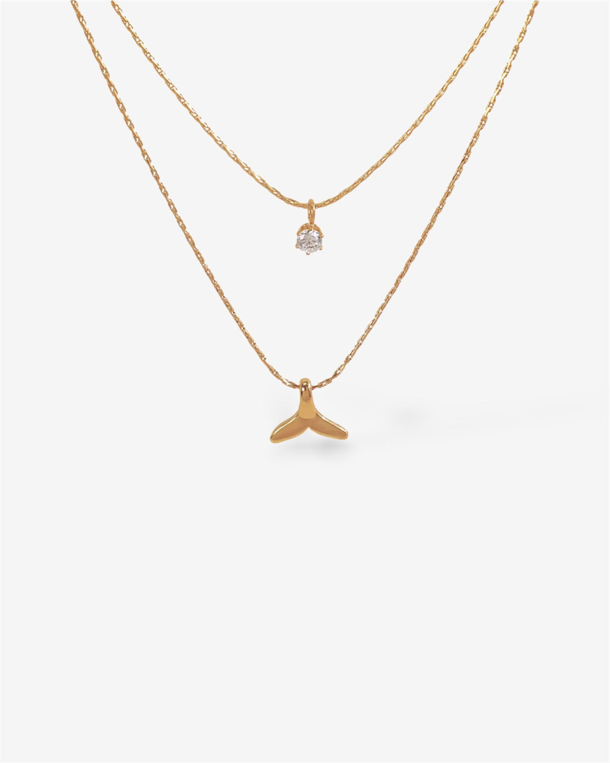 Mermaid Tail Layered Necklace