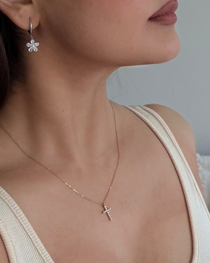 Cross Necklace - Gold