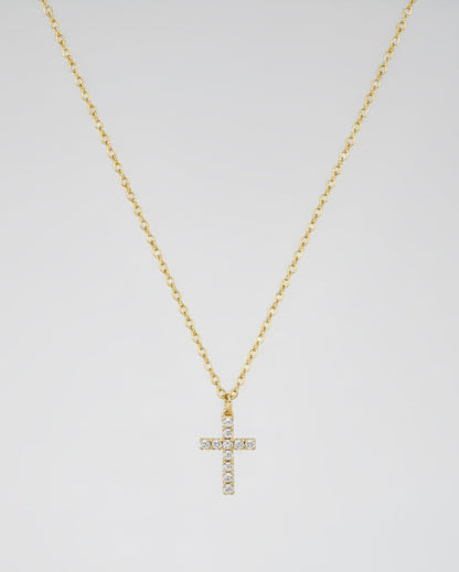 Cross Necklace - Gold