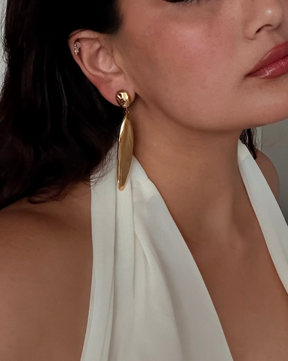 Cleo Gold Drop Earrings