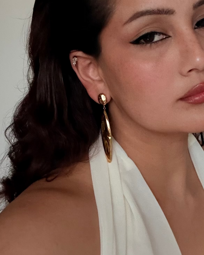 Cleo Gold Drop Earrings