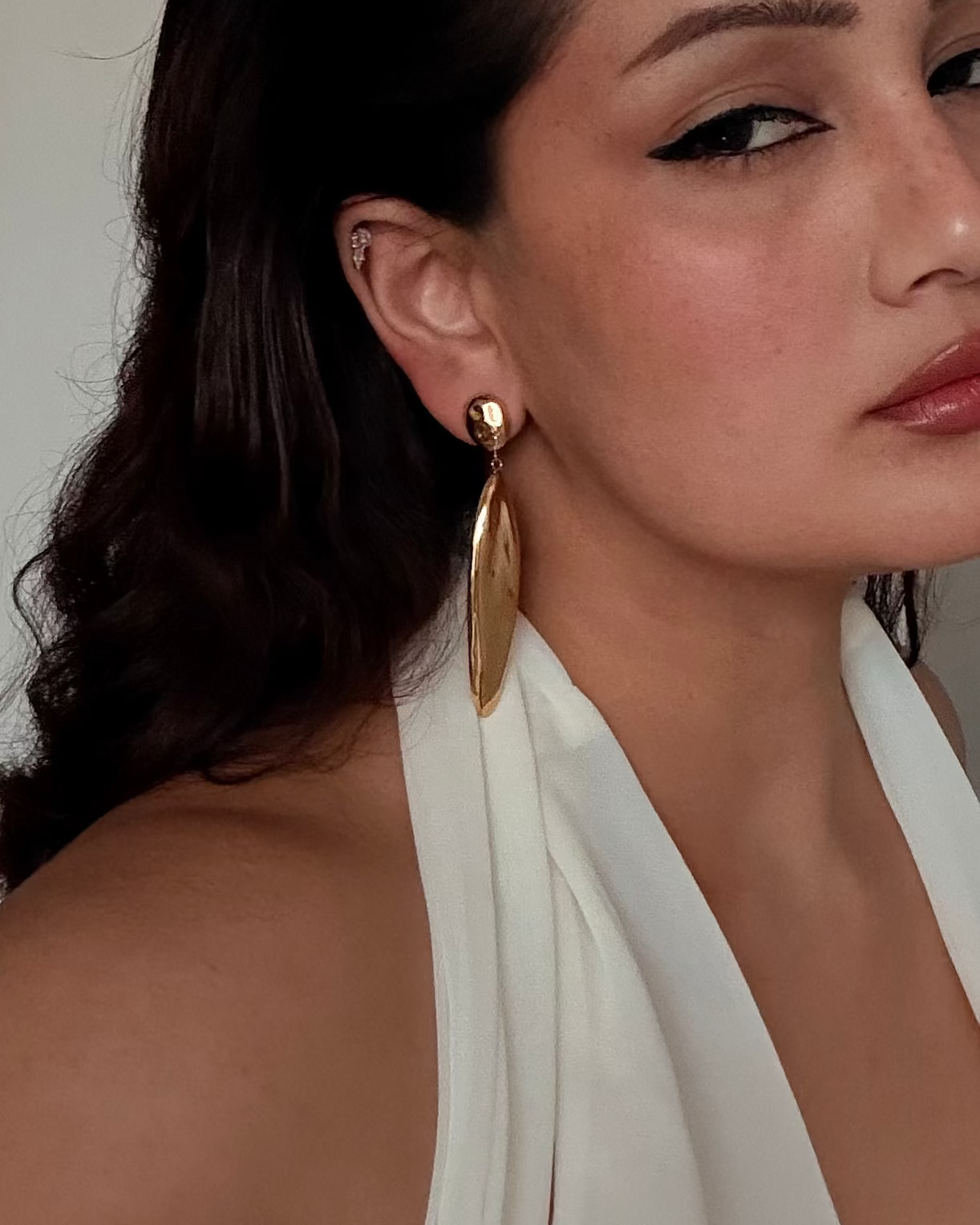 Cleo Gold Drop Earrings