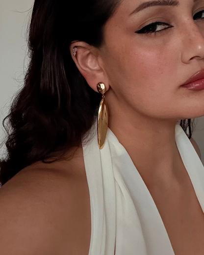 Cleo Gold Drop Earrings
