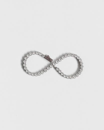 Diana Tennis Bracelet - 4mm | Silver