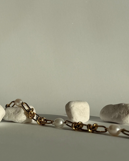 Freshwater Pearl Chain Bracelet