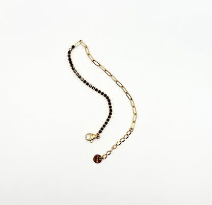 Tennis Paperclip Chain Bracelet - 2mm