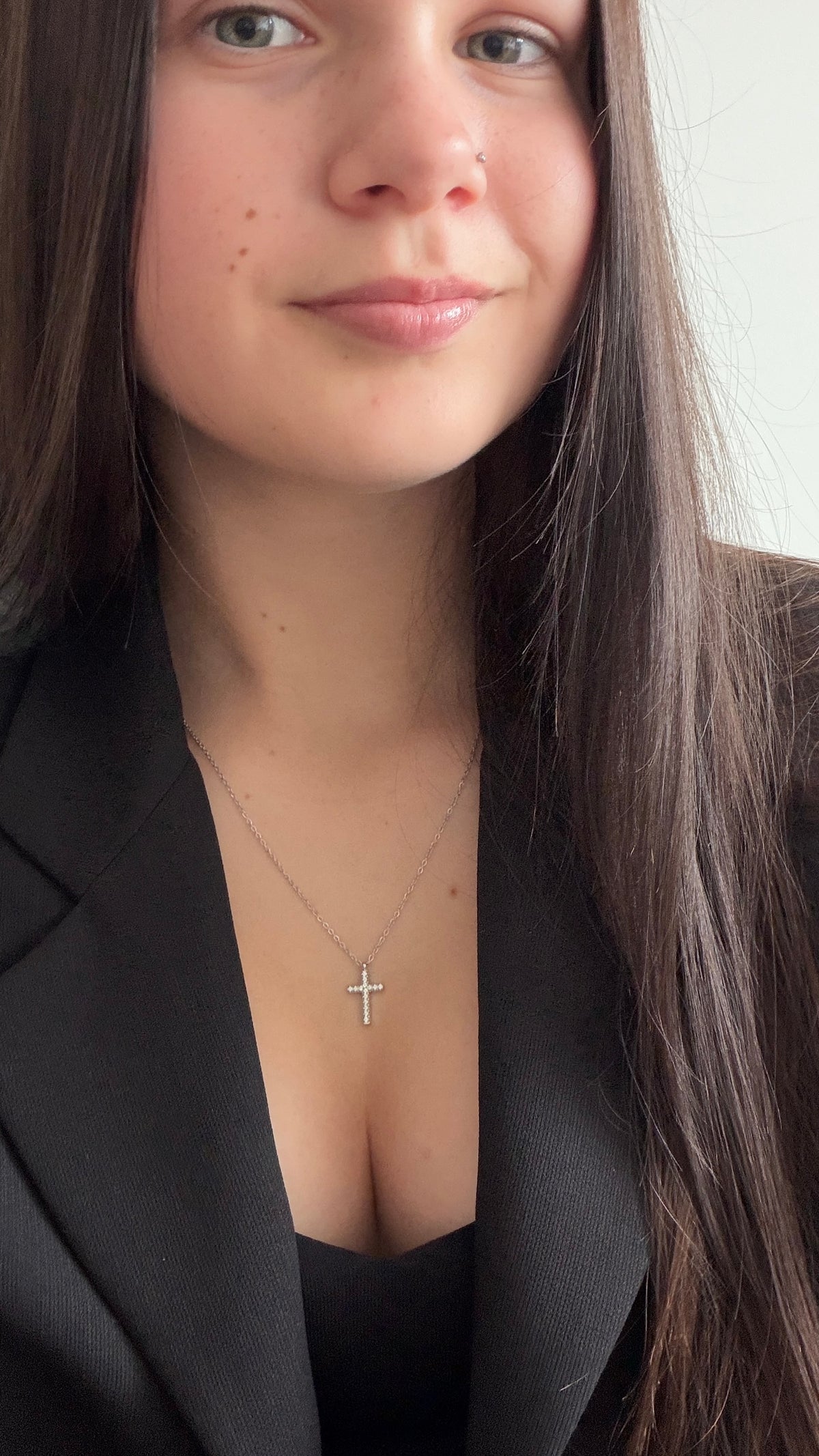Cross Necklace - Silver