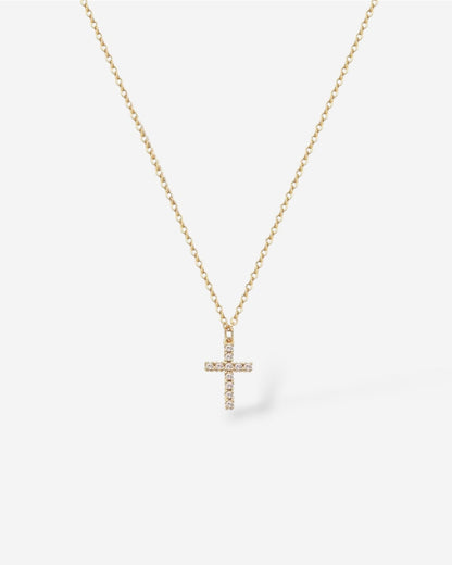 Cross Necklace - Gold