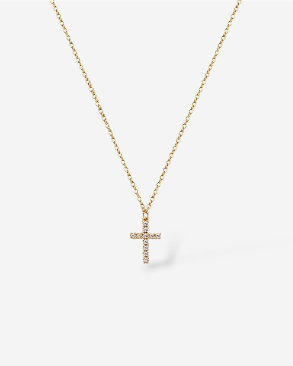 Cross Necklace - Gold