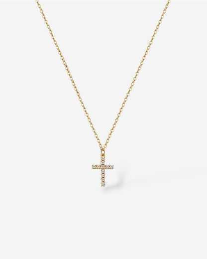 Cross Necklace - Gold