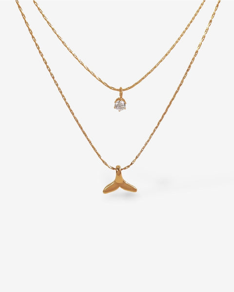 Mermaid Tail Layered Necklace